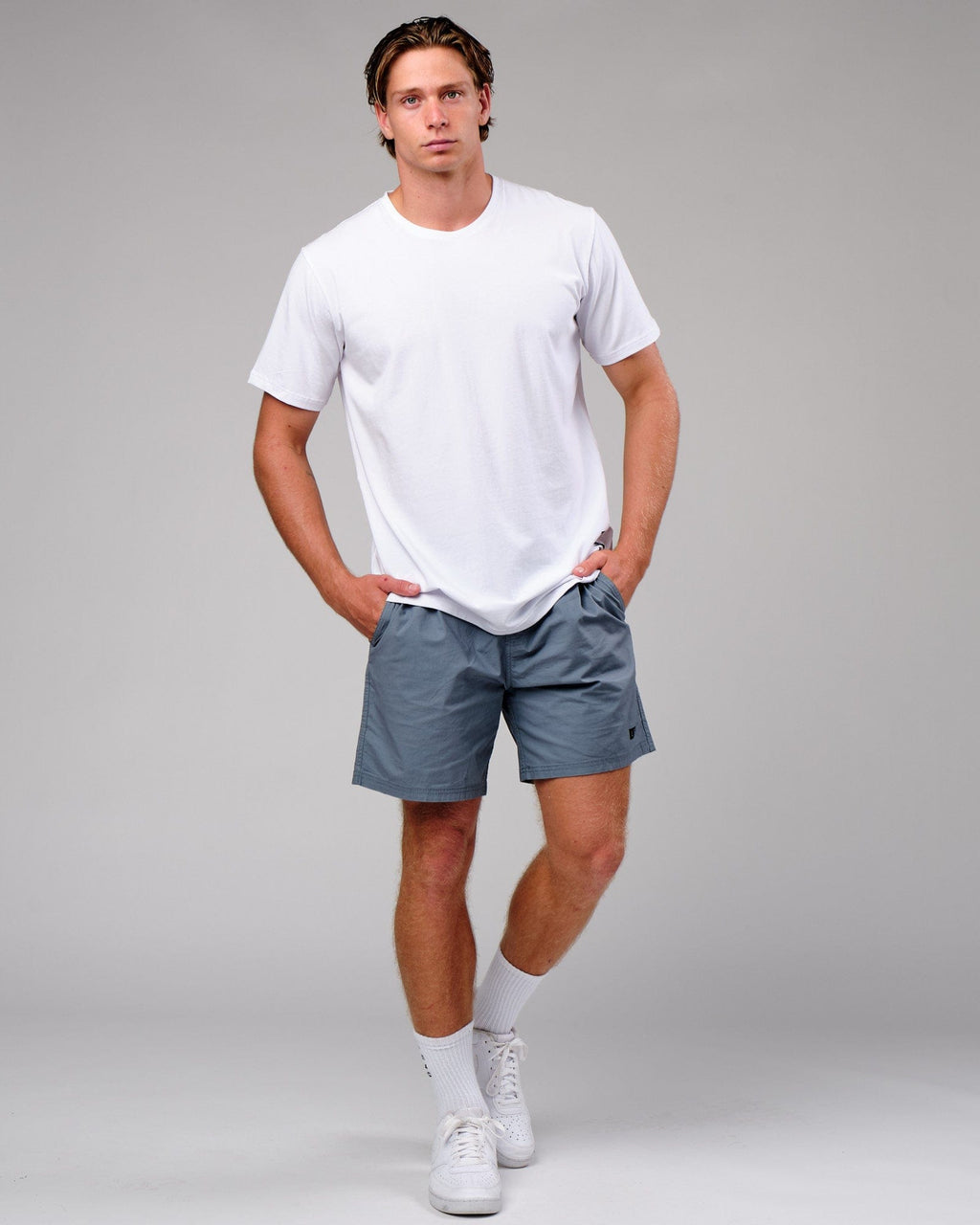 Model wearing Daily Short - Lead