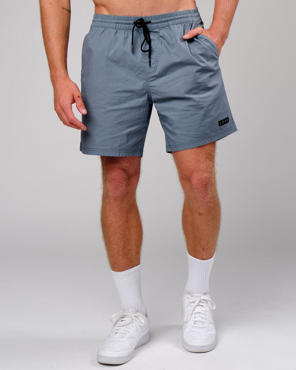 Model wearing Daily Short - Lead