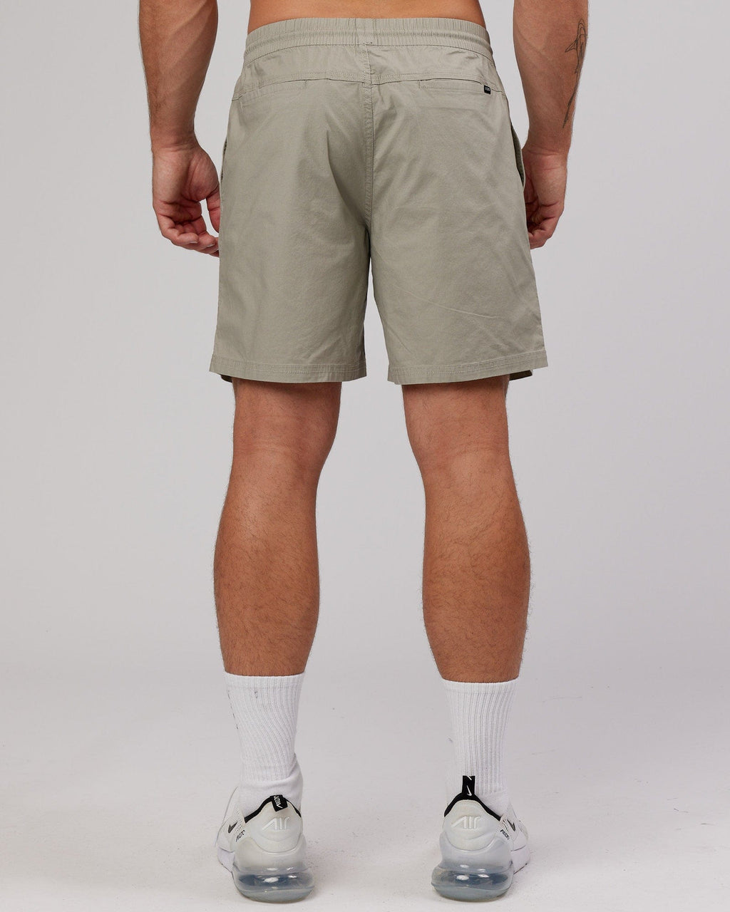 Model wearing Daily Short - Stone