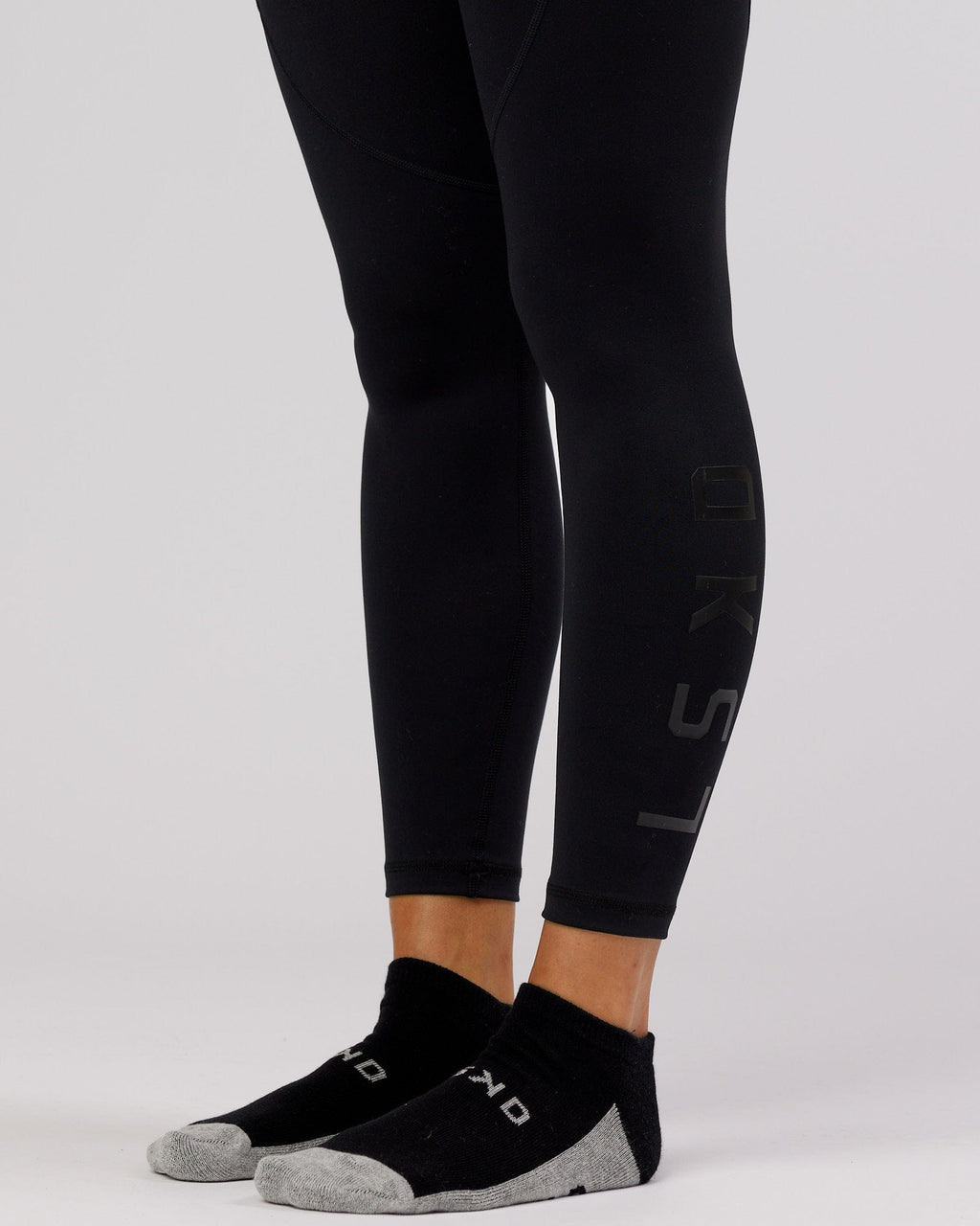 Model wearing 3 Pack Disorder Ankle Sock - Assorted