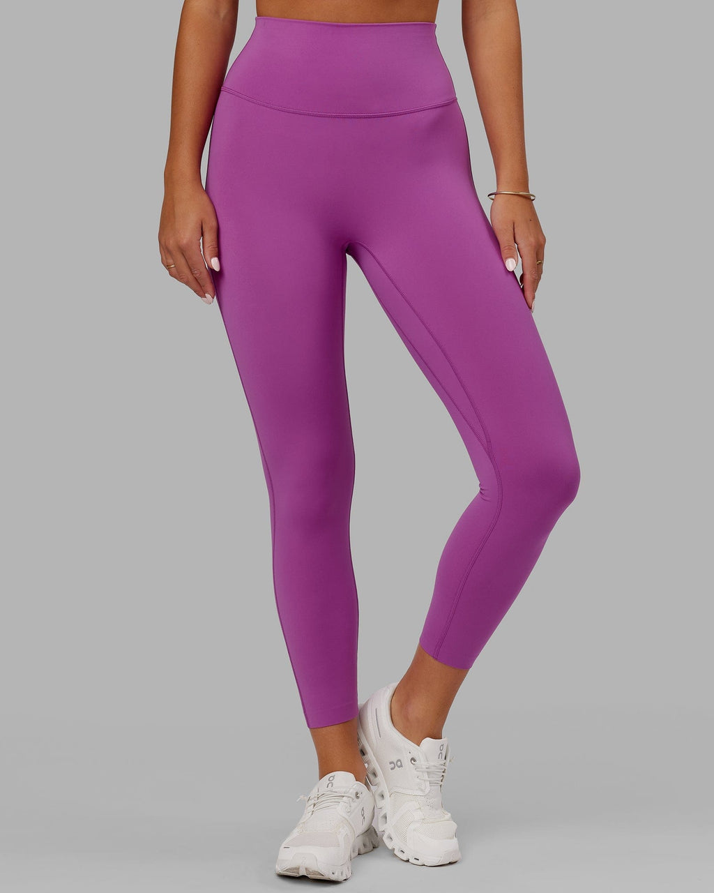 Model wearing Elixir 7/8 Length Tight - Orchid
