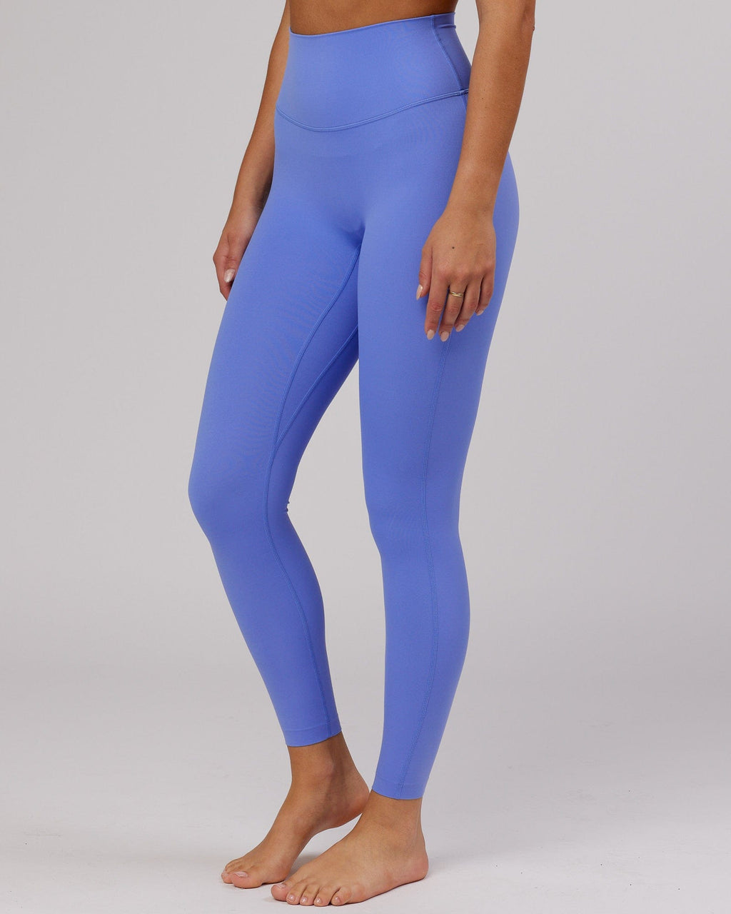 Model wearing Elixir Full Length Tight - Indulgent Blue
