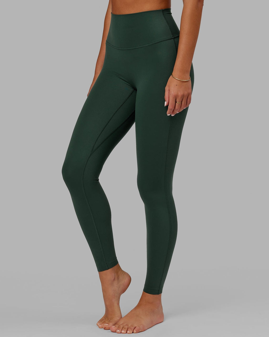 Model wearing Elixir Full Length Tight - Vital Green