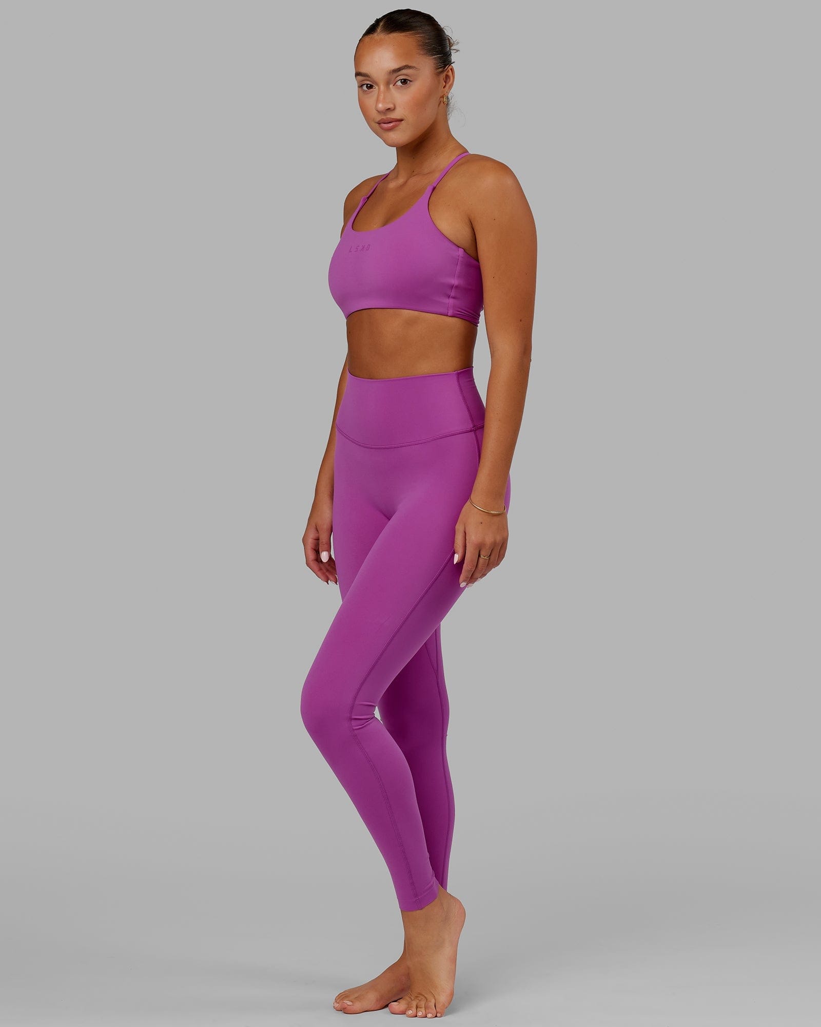 Model wearing Elixir X-Long Tight - Orchid