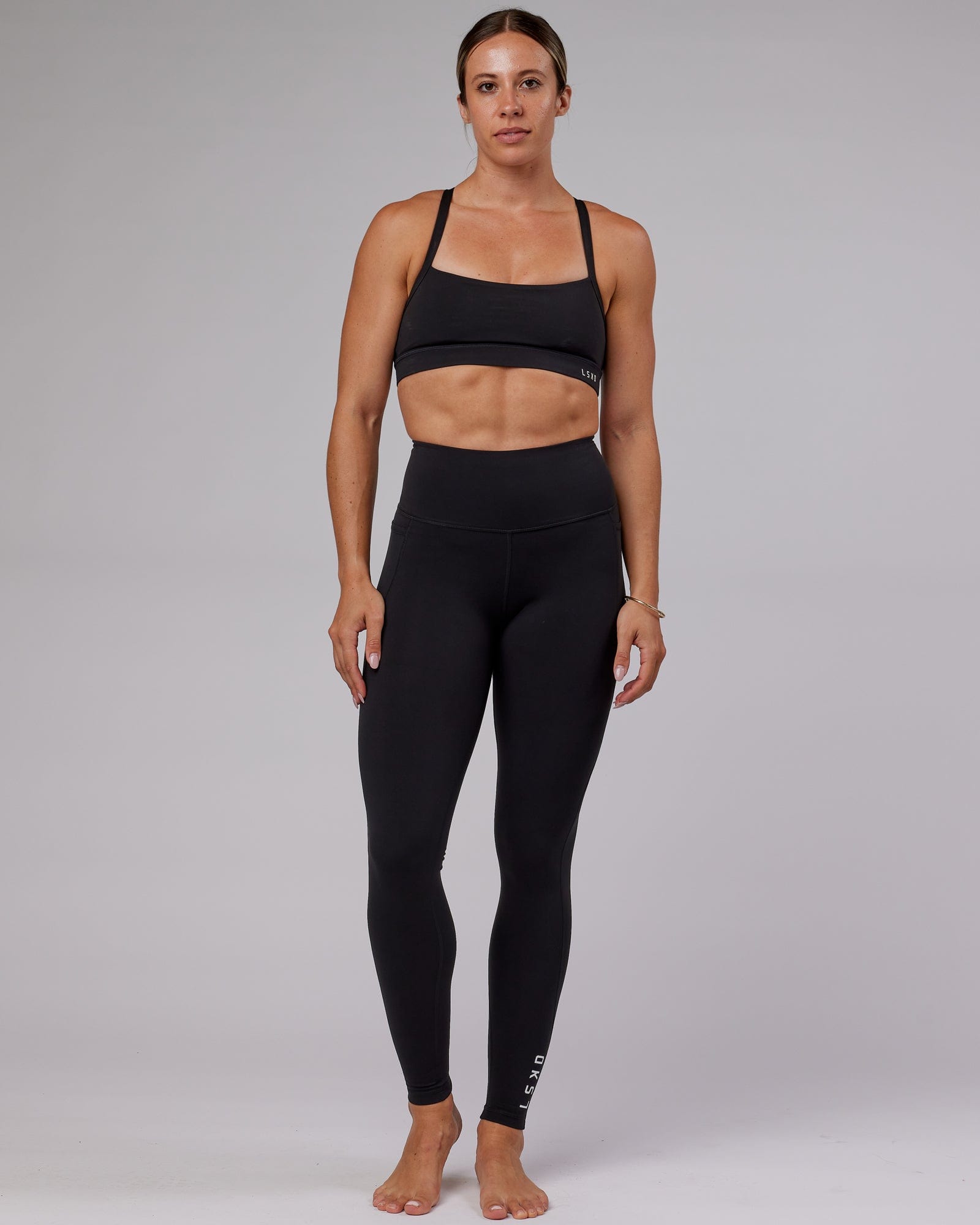 Model wearing Flux X-Long Tight - Black