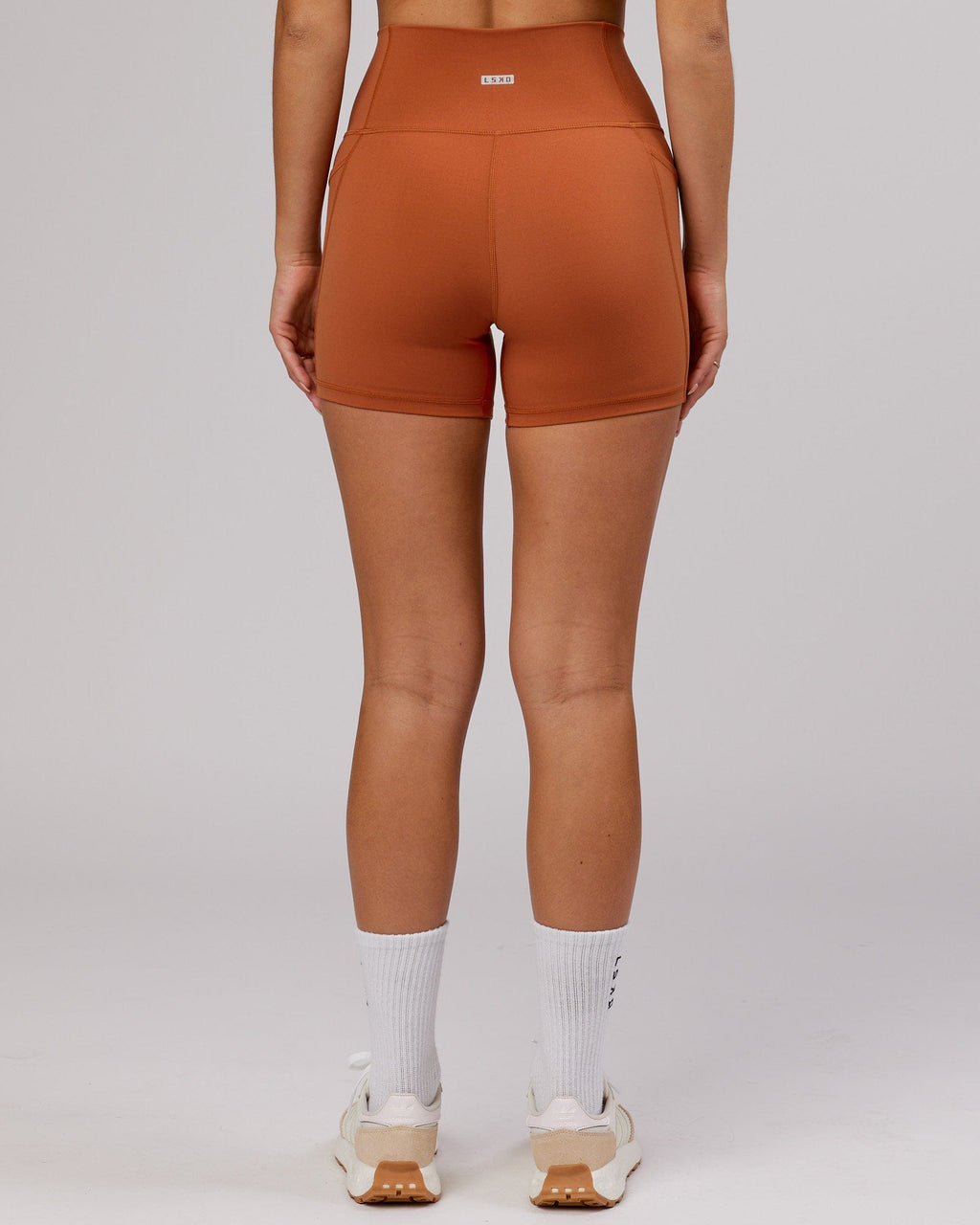 Model wearing Fusion X-Short Tight - Auburn