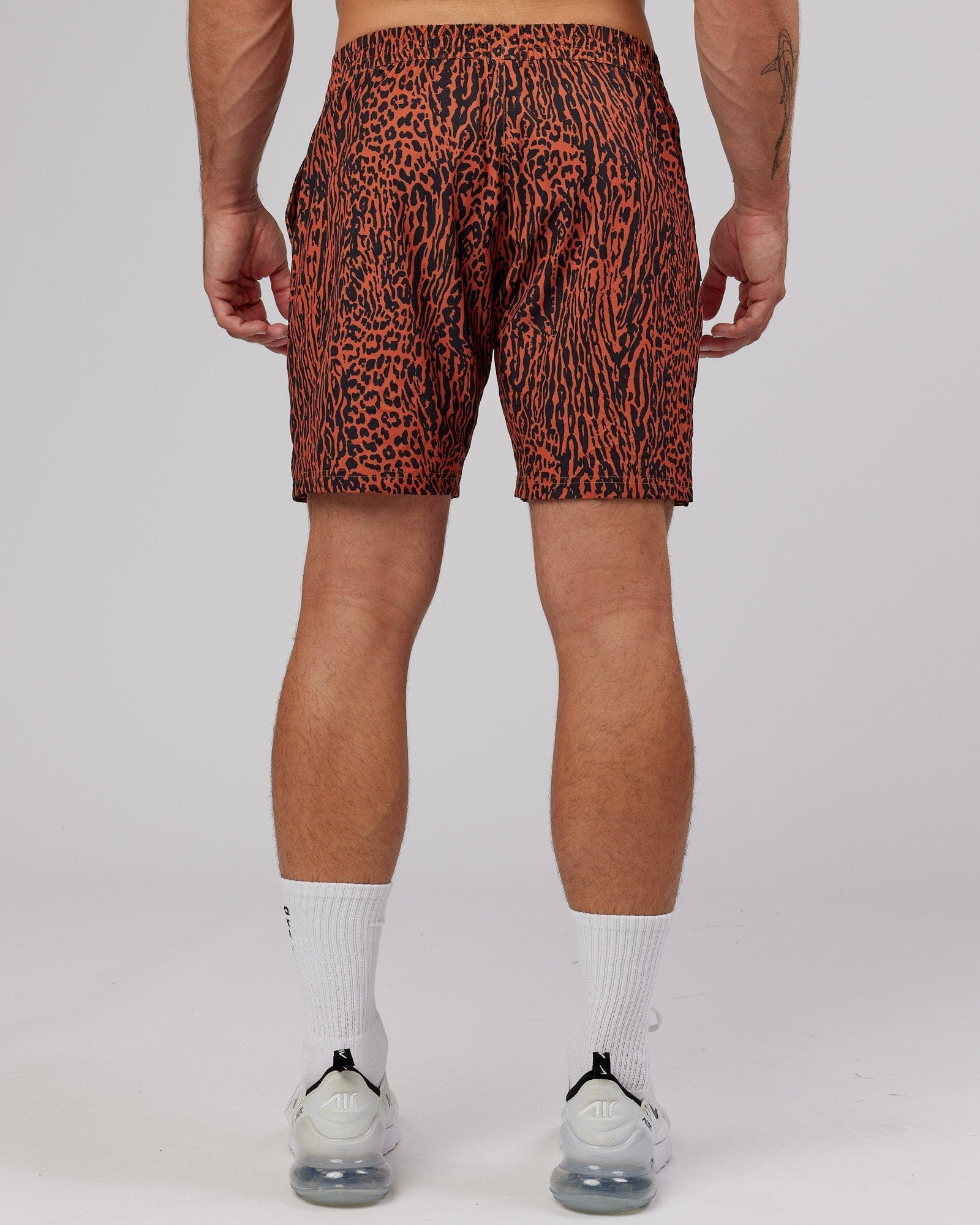 Model wearing Hunter 7" Performance Short - Auburn Black