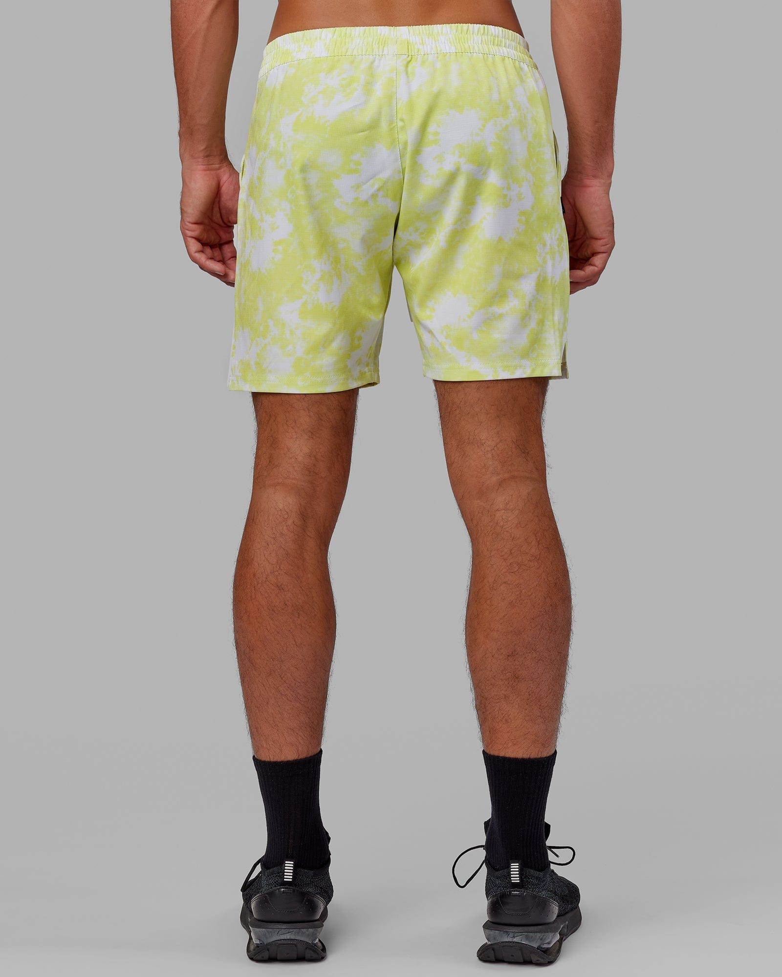 Model wearing Hunter 7" Performance Short - Citrus Green