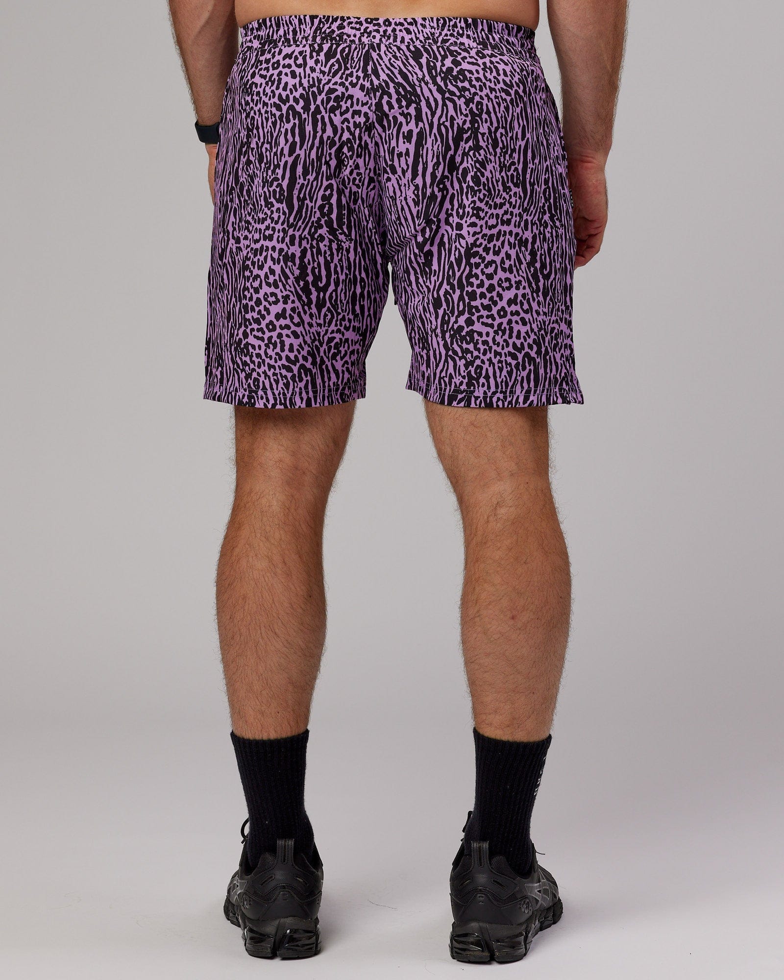 Model wearing Hunter 7" Performance Short - Electric Lavender