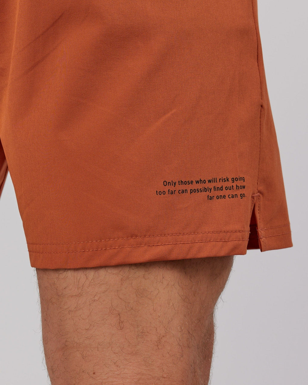 Model wearing Intensity 7'' Performance Short - Auburn