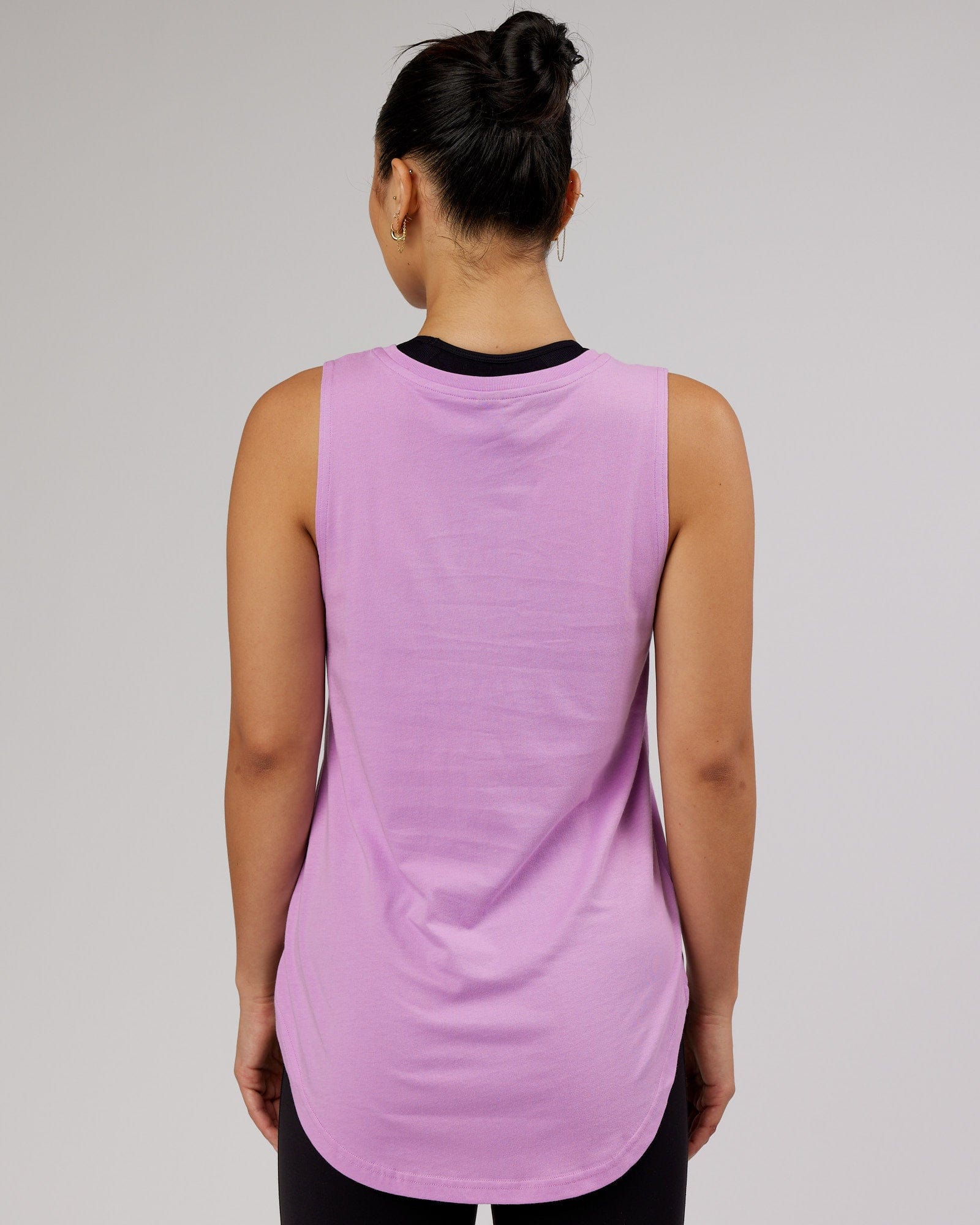 Model wearing Luna Tank - Lilac