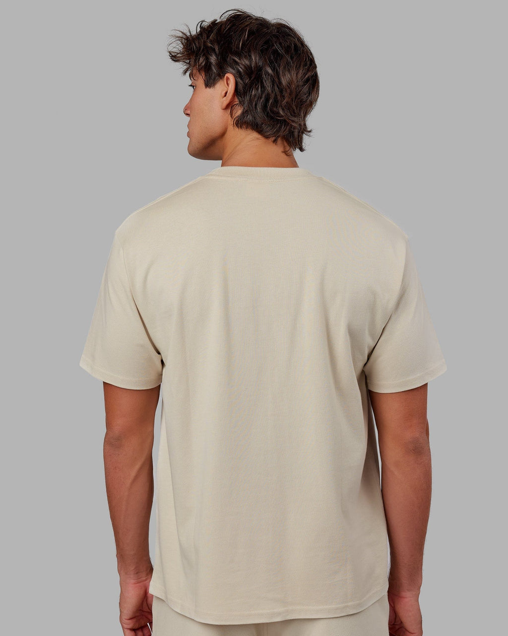 Model wearing Standard Heavyweight Tee Oversize - Bone