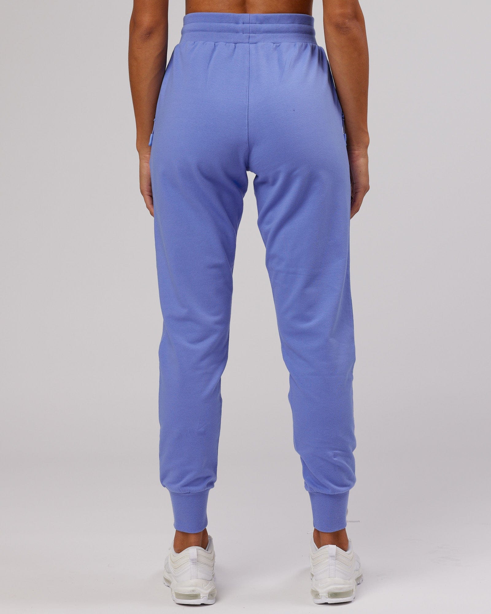 Model wearing PB Jogger - Cornflower Blue-Tonal