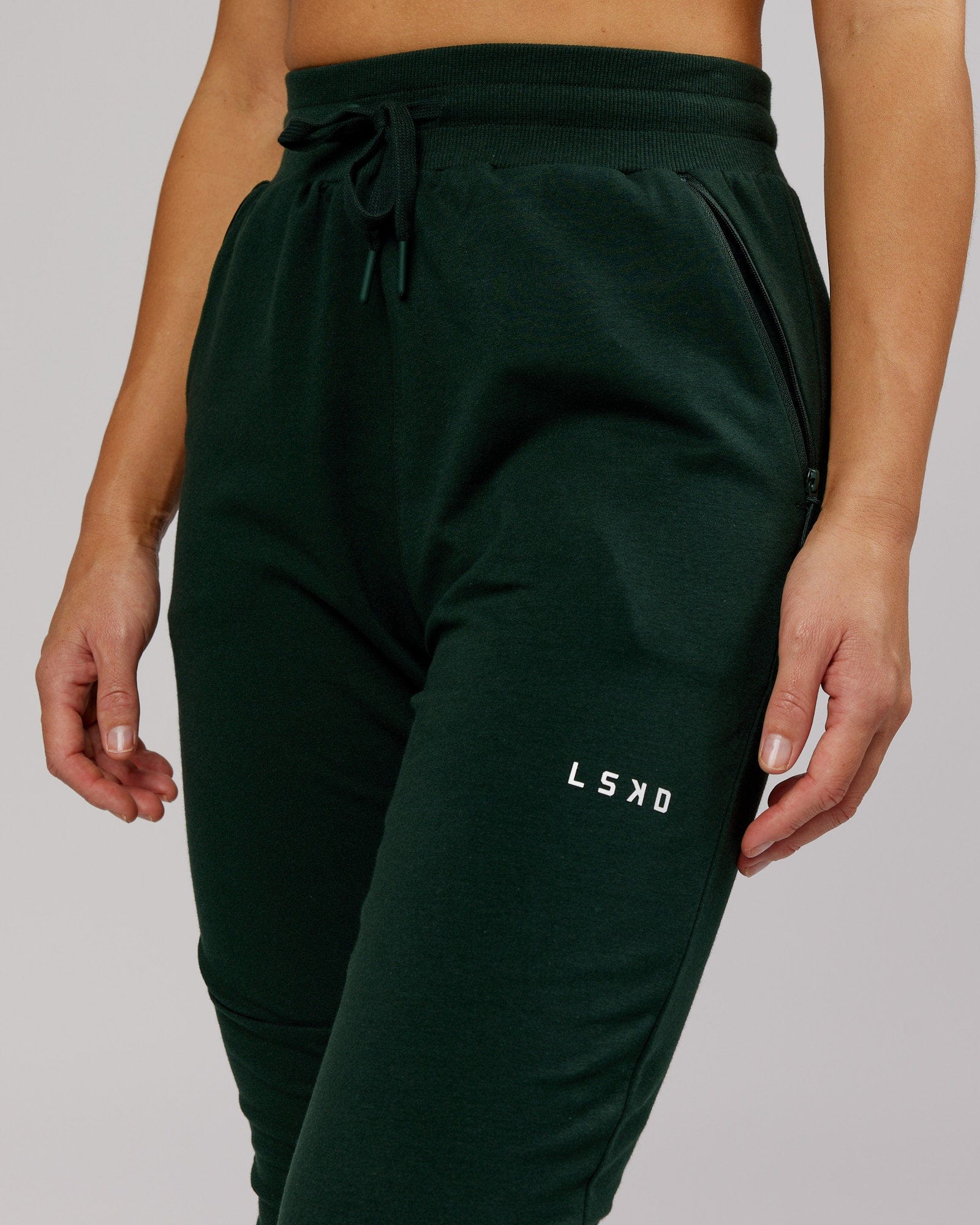 Model wearing PB Jogger - Forest-Tonal