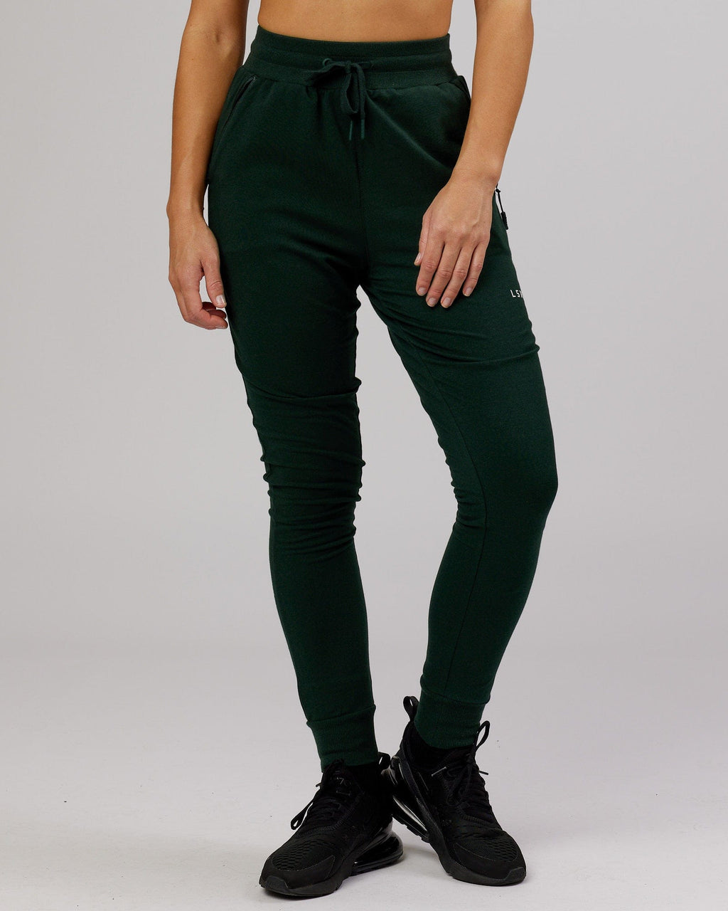 Model wearing PB Jogger - Forest-Tonal