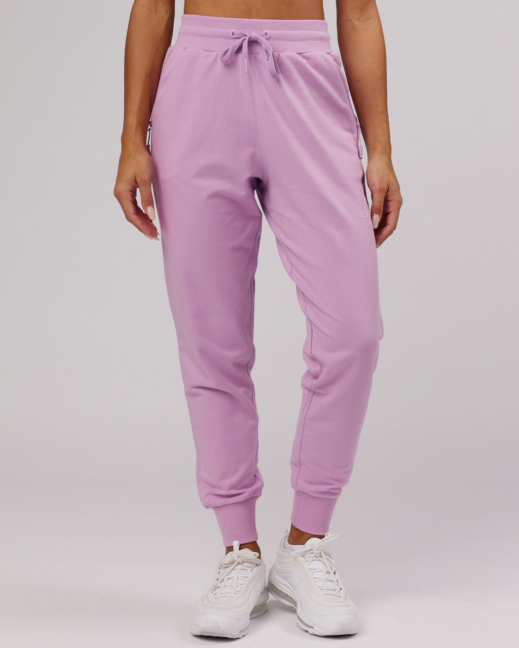 Model wearing PB Jogger - Lilac-Tonal