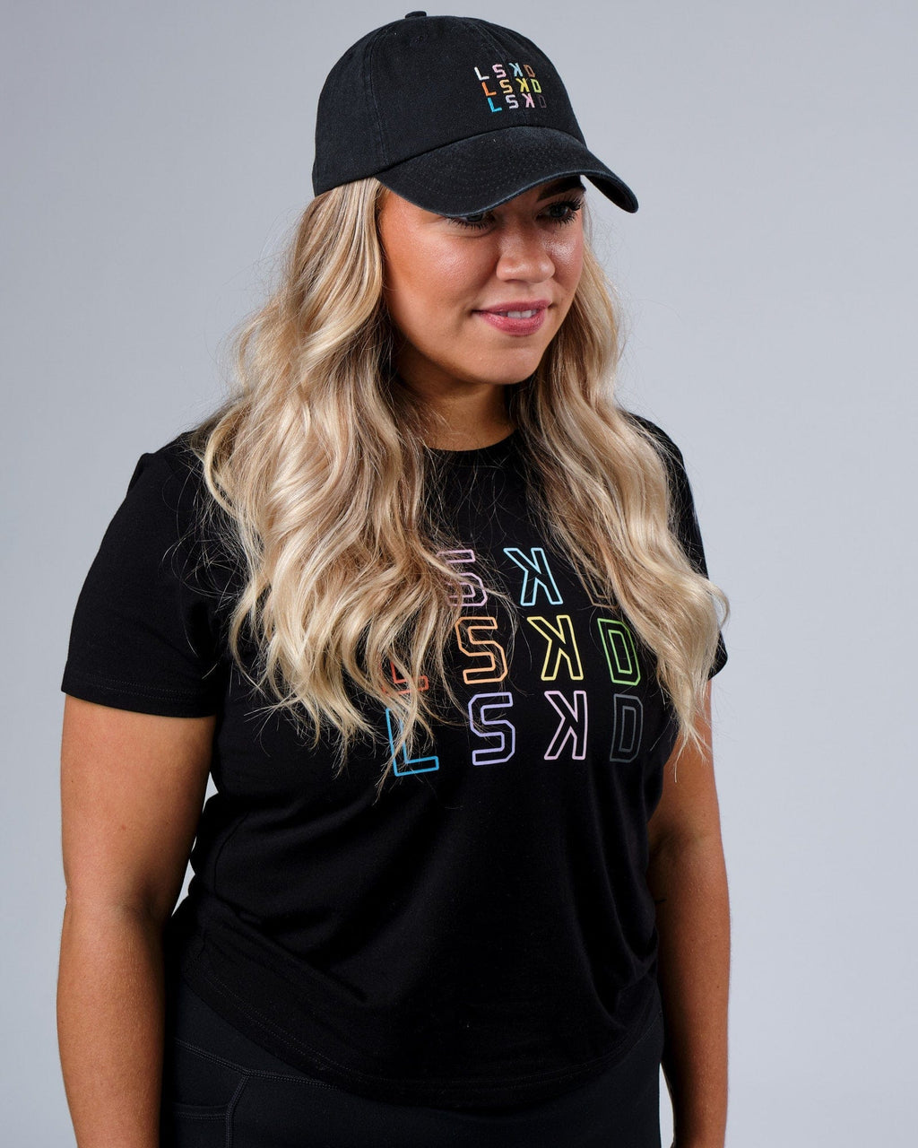 Model wearing Progress Cap - Black