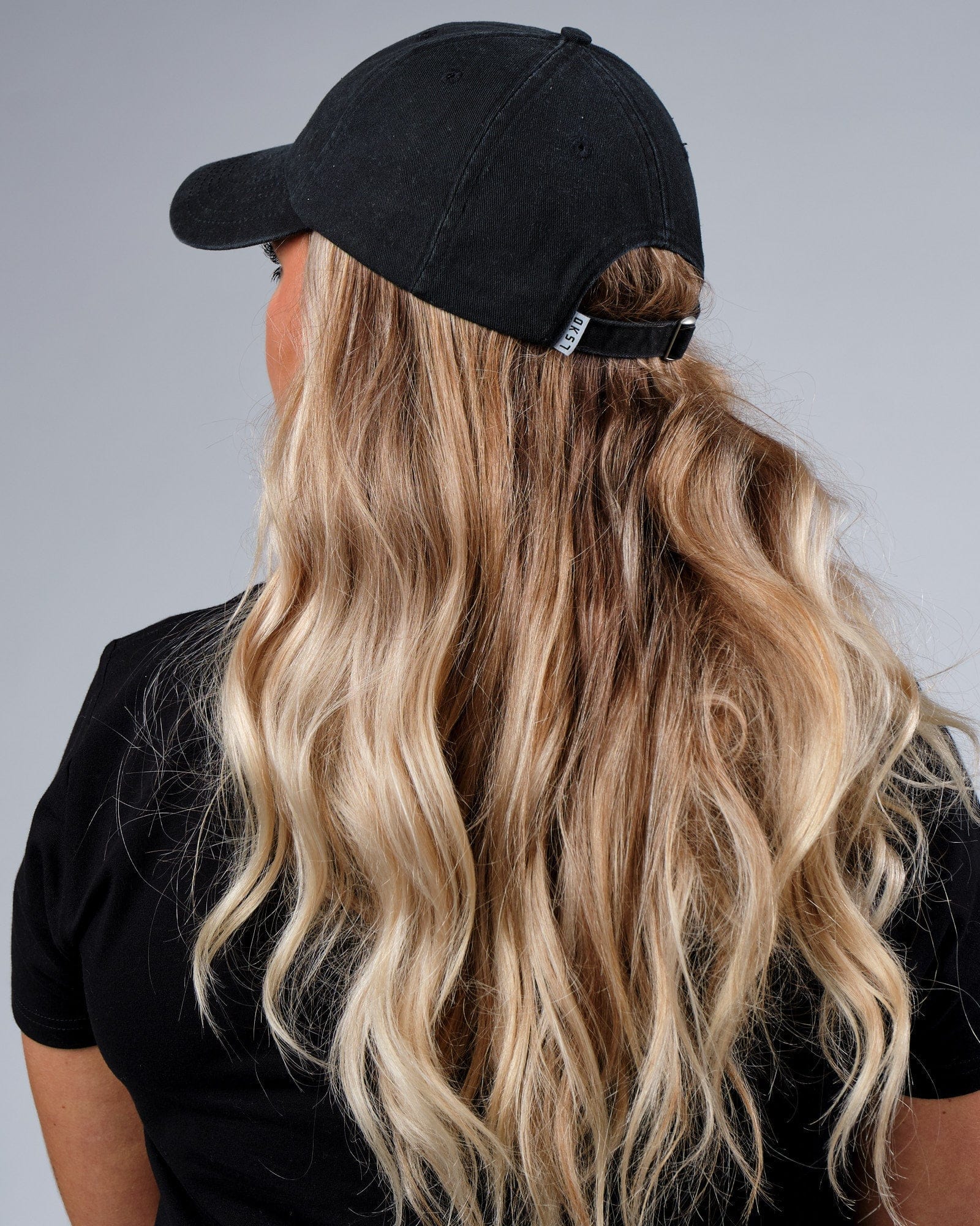 Model wearing Progress Cap - Black