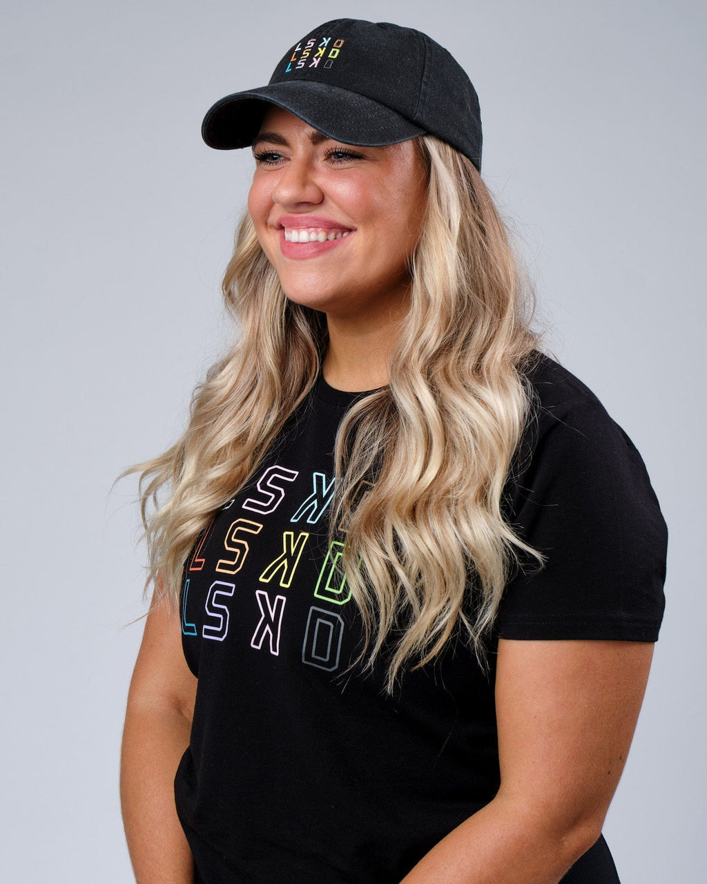 Model wearing Progress Cap - Black