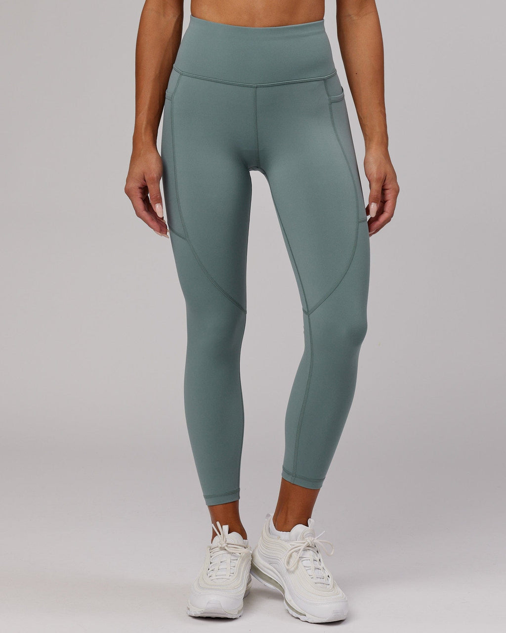 Model wearing Rep 7/8 Length Tight - Eclipse