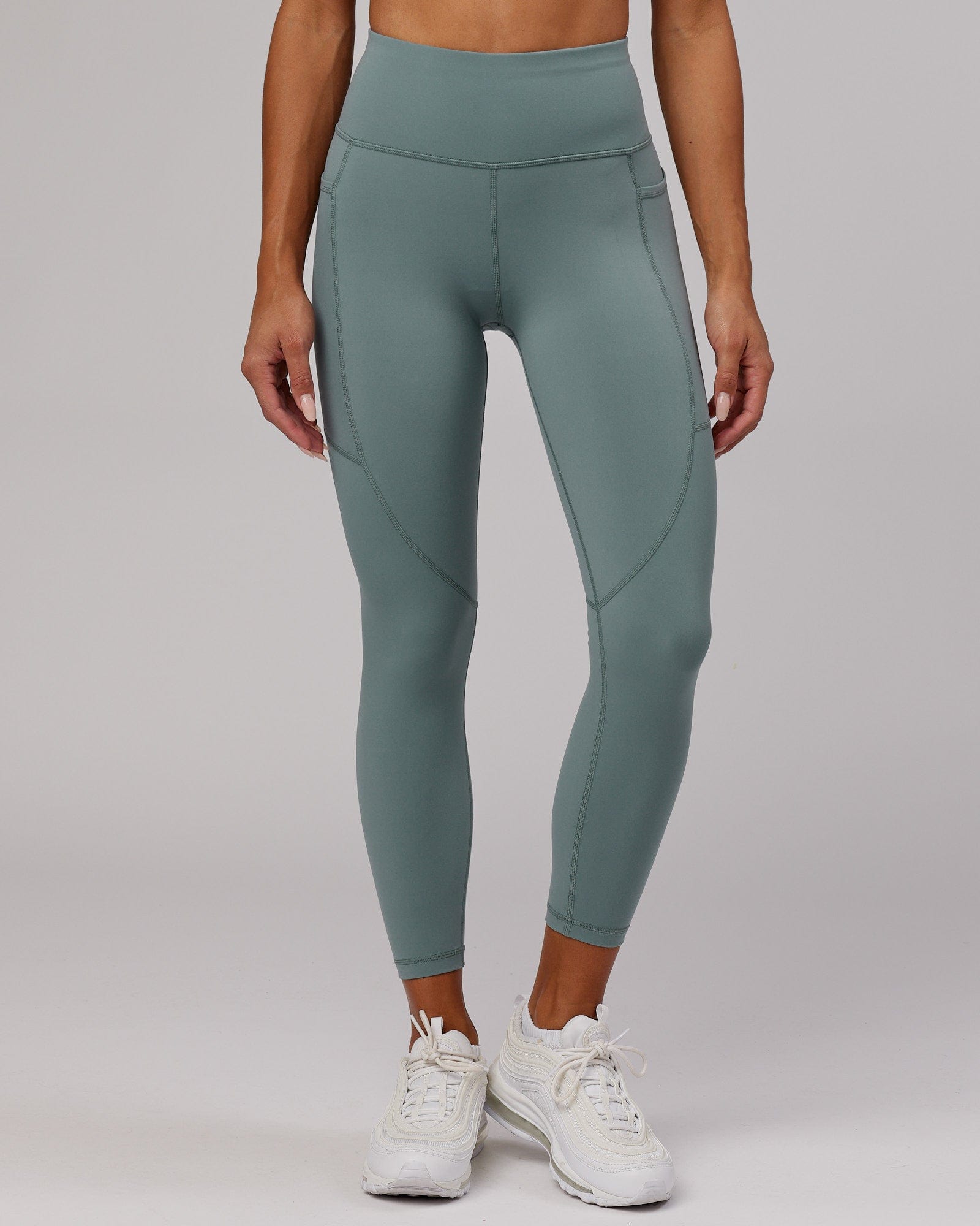 Model wearing Rep 7/8 Length Tight - Eclipse