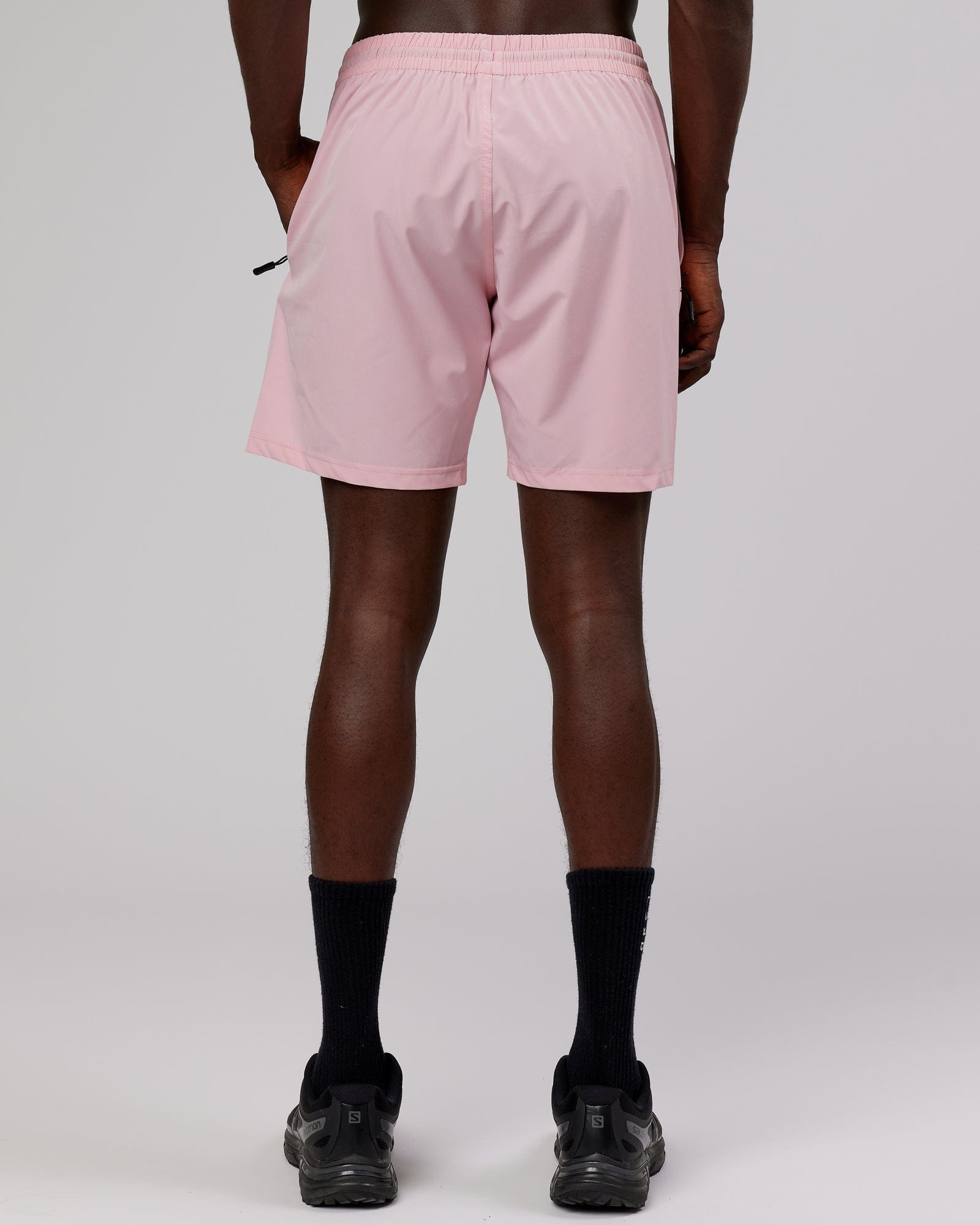 Model wearing Rep 7'' Performance Short - Bleached Mauve