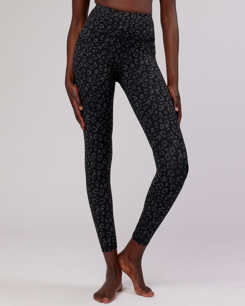 Model wearing Rep Full Length Tight Small Logo - Fever