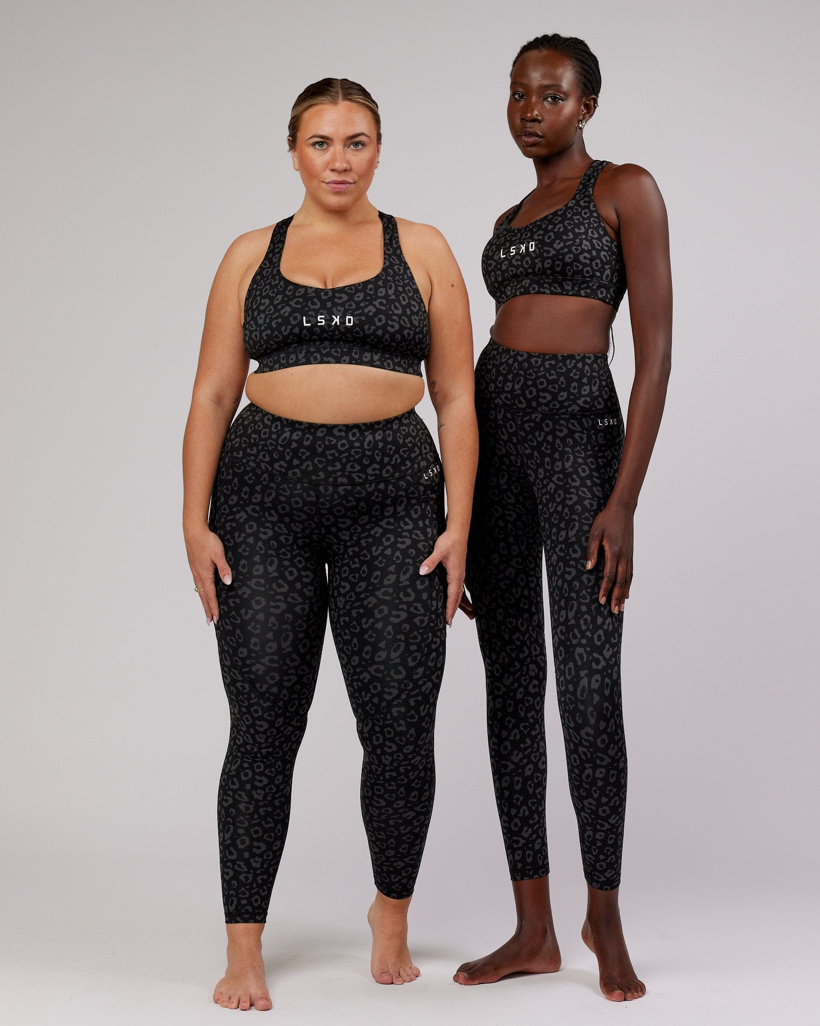 Model wearing Rep Full Length Tight Small Logo - Fever