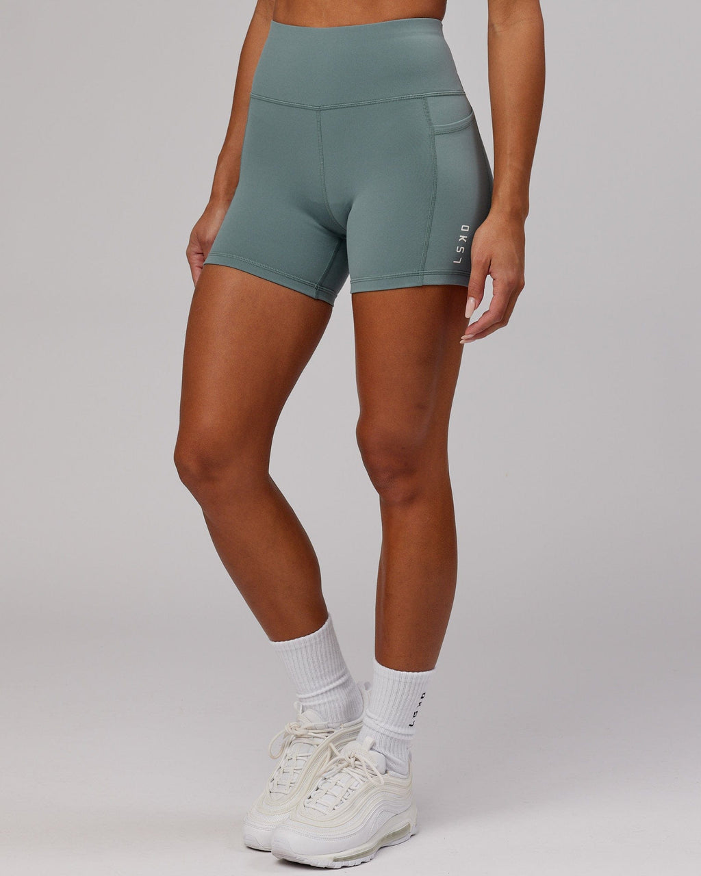 Model wearing Rep X-Short Tight - Eclipse