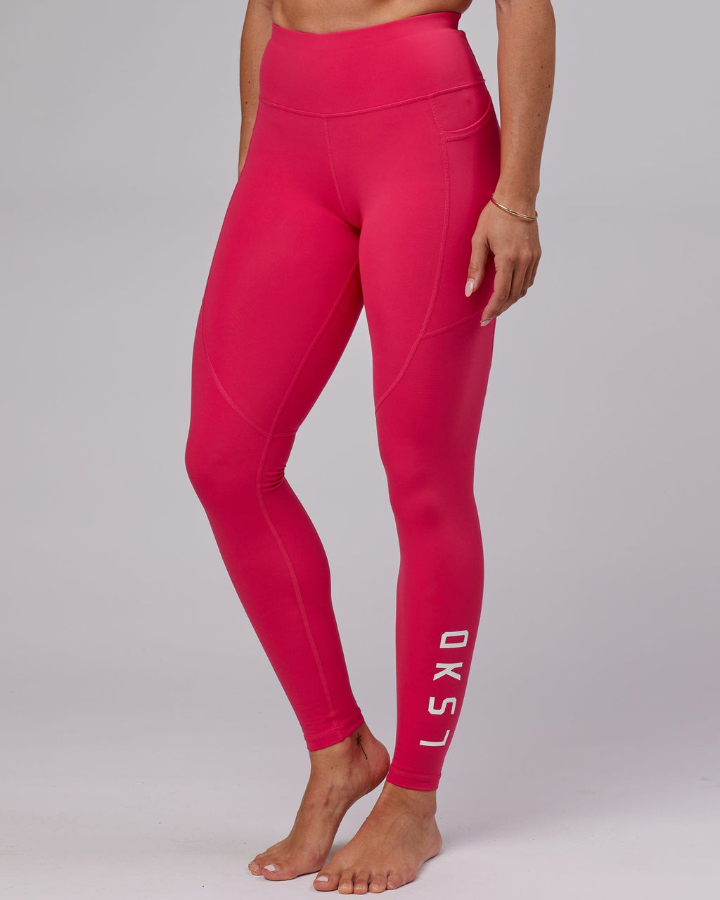 Model wearing Rep X-Long Tight - Boysenberry