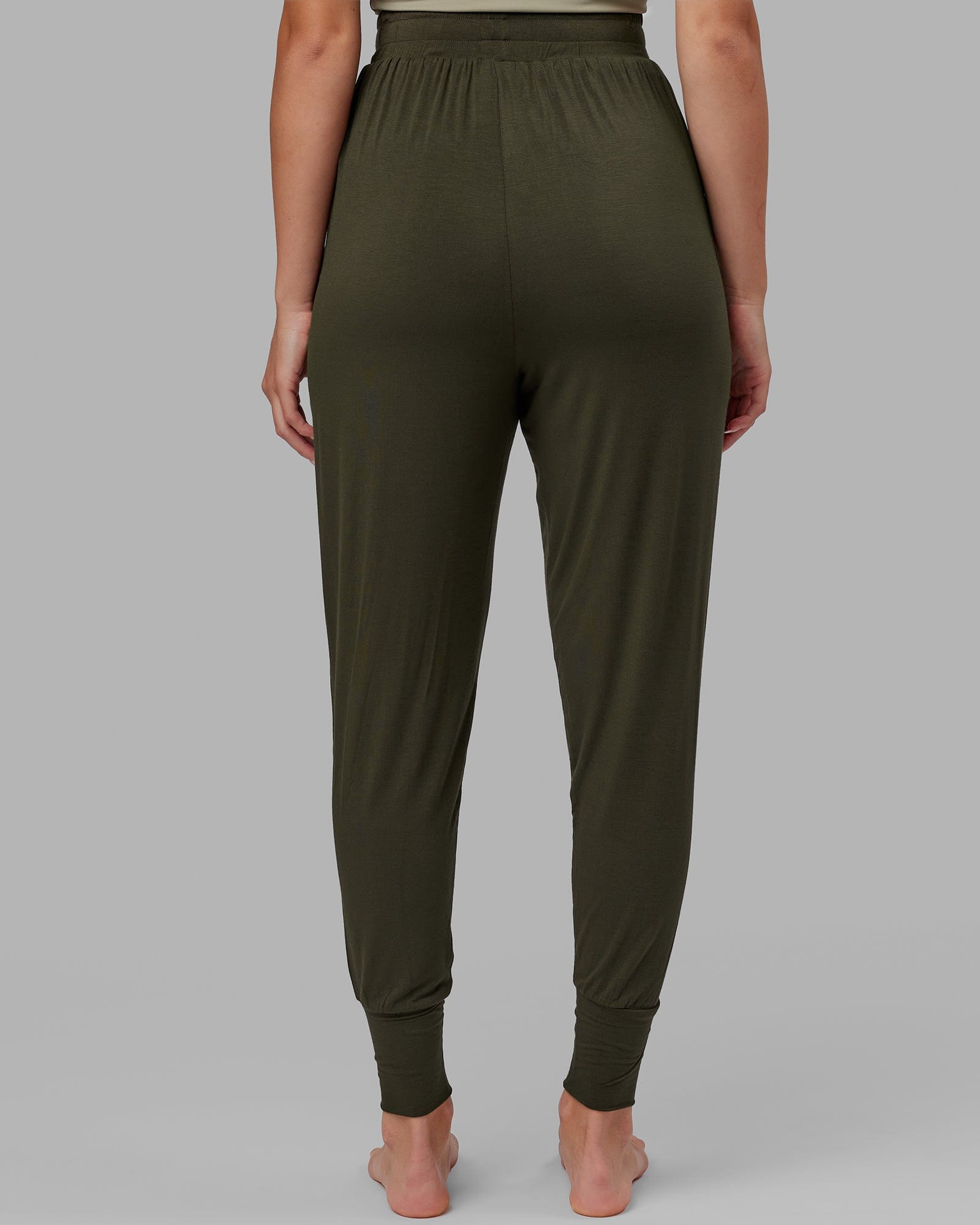 Model wearing Rest and Recover Pant - Forest Night