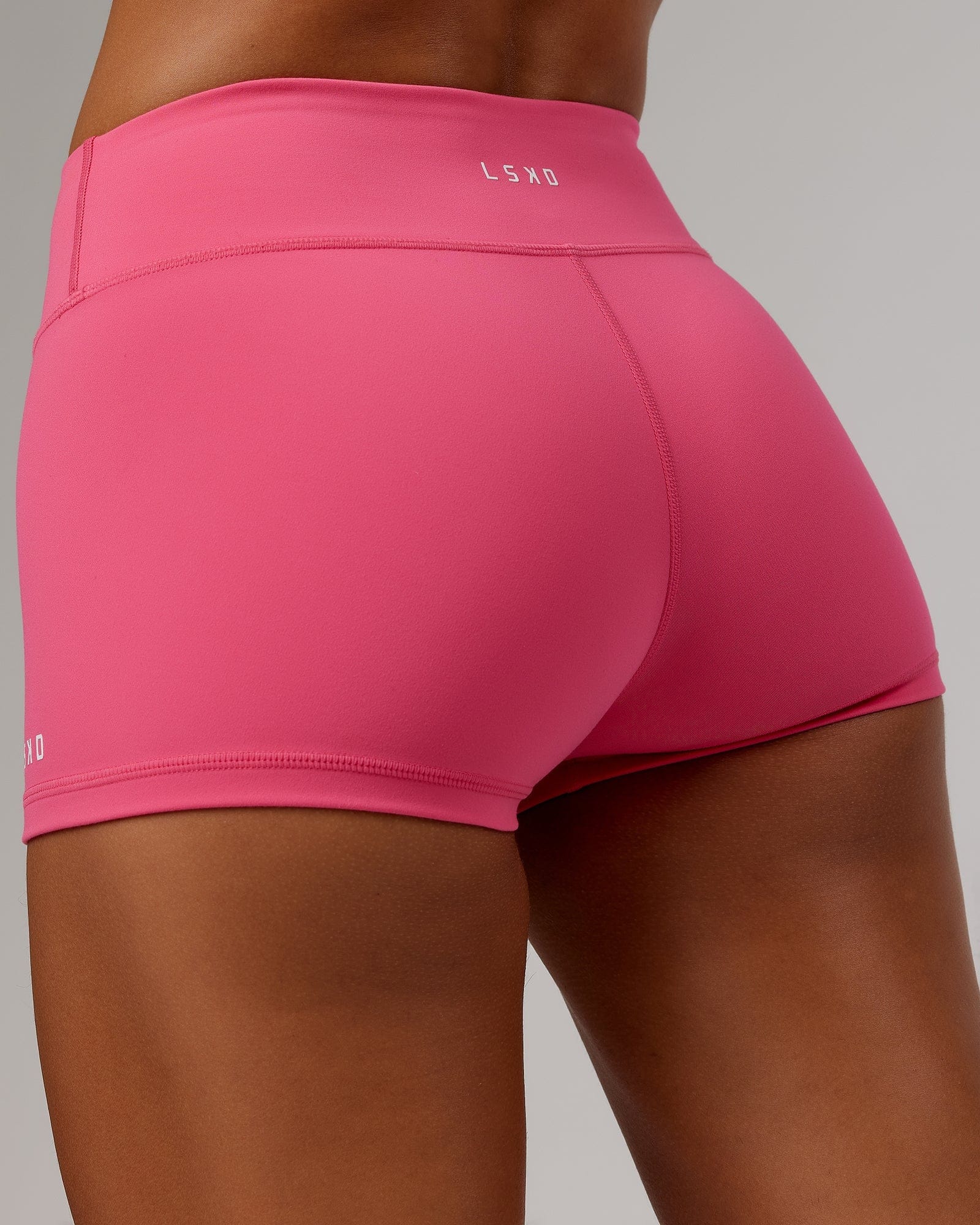 Model wearing RXD Micro Short Tights - Flamingo