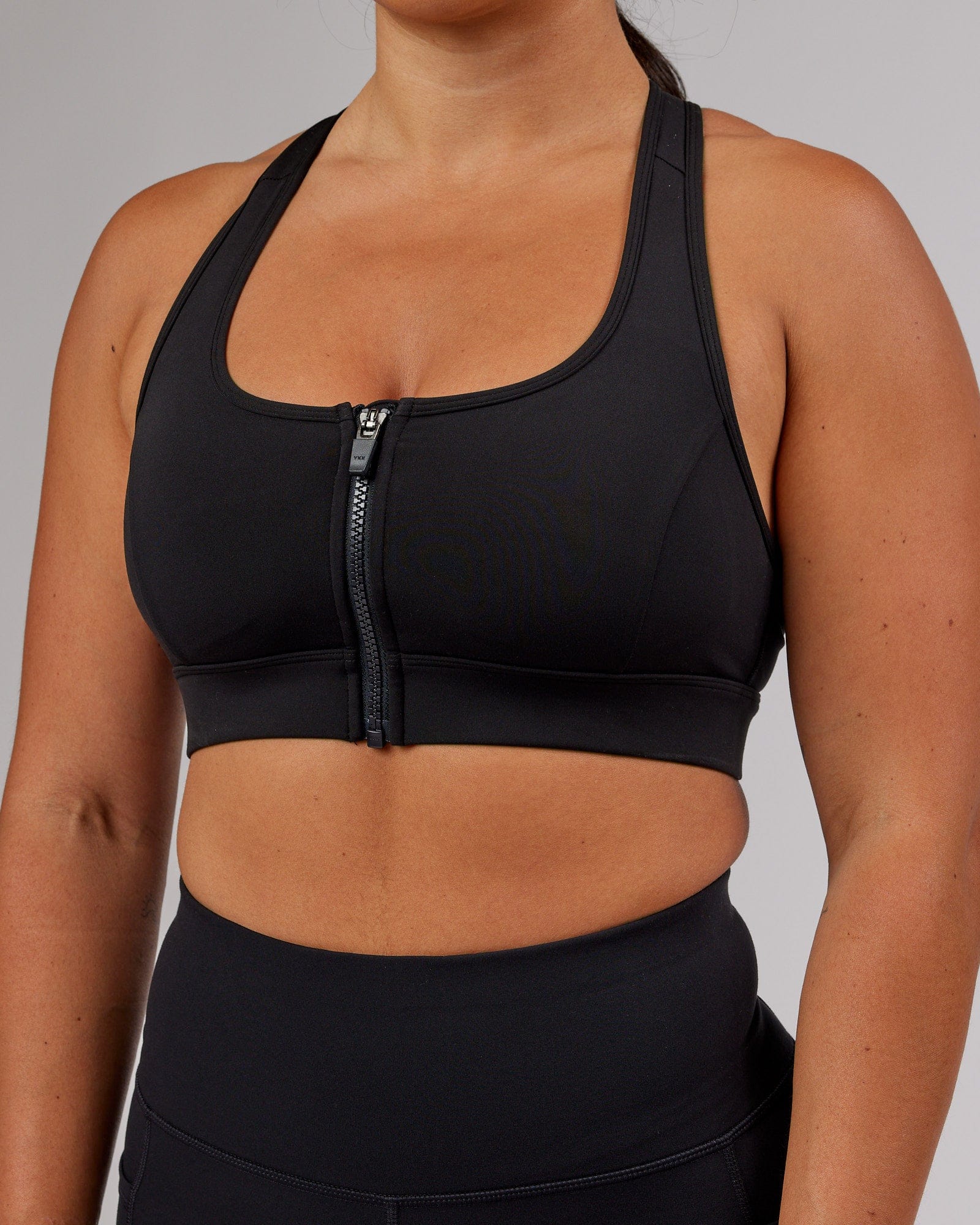 Model wearing Sprint Sports Bra - Black