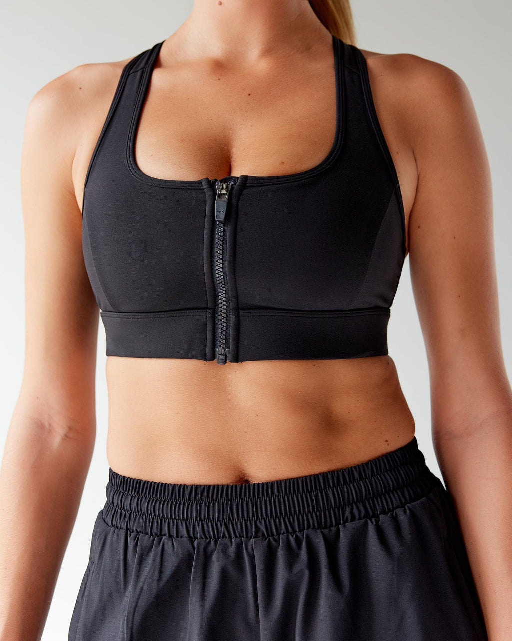 Model wearing Sprint Sports Bra - Black