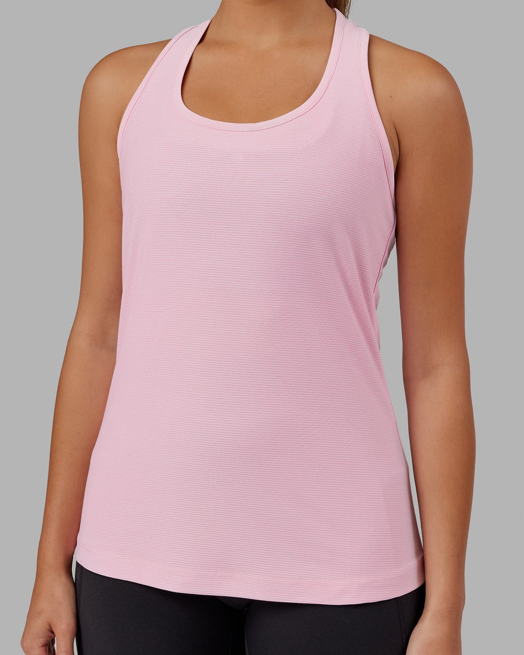 Model wearing Sprint Tank - Petal Pink