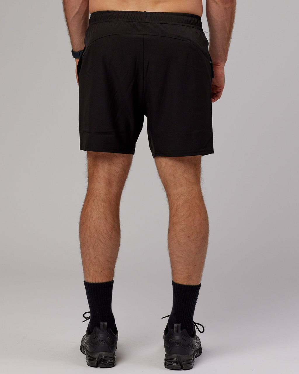Model wearing Street Tech Short - Black