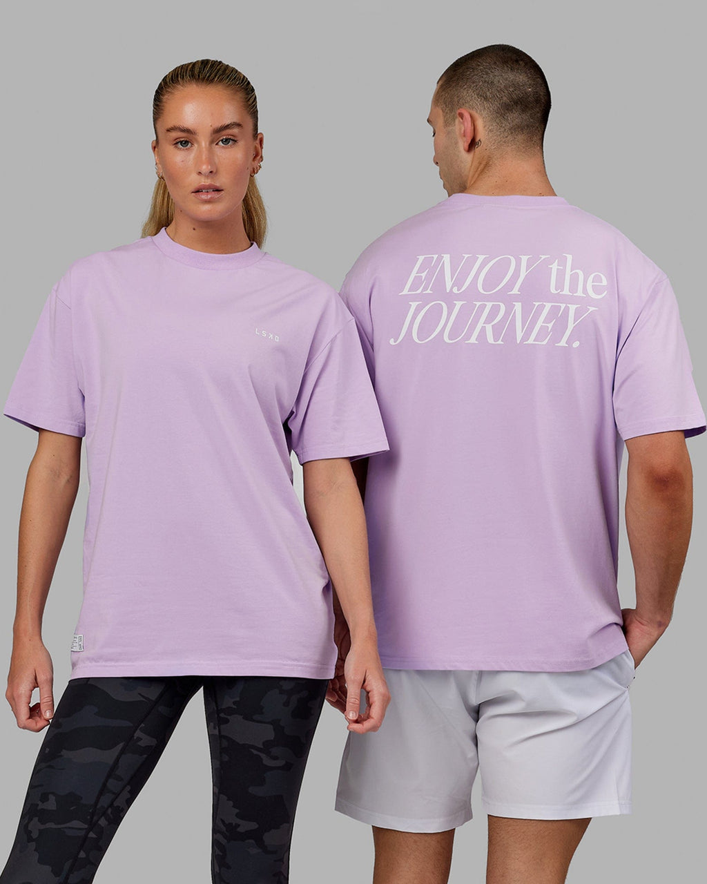 Model wearing Unisex Value Series Tees - Bundle Pack - Assorted