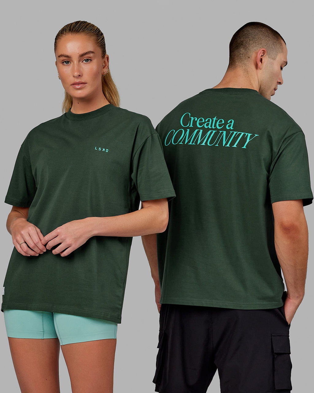 Model wearing Unisex Value Series Tees - Bundle Pack - Assorted