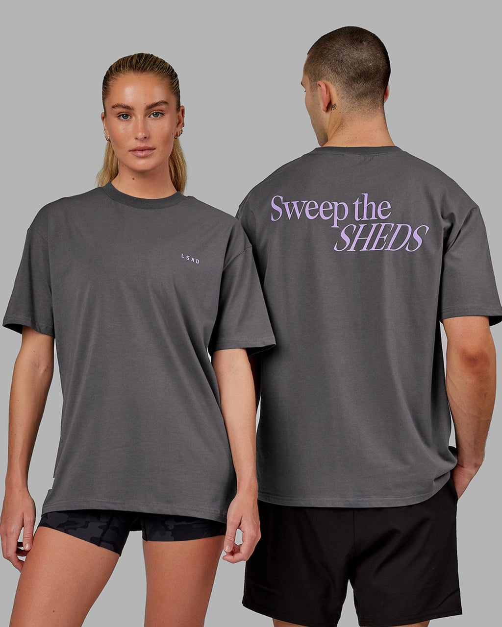 Model wearing Unisex Value Series Tees - Bundle Pack - Assorted