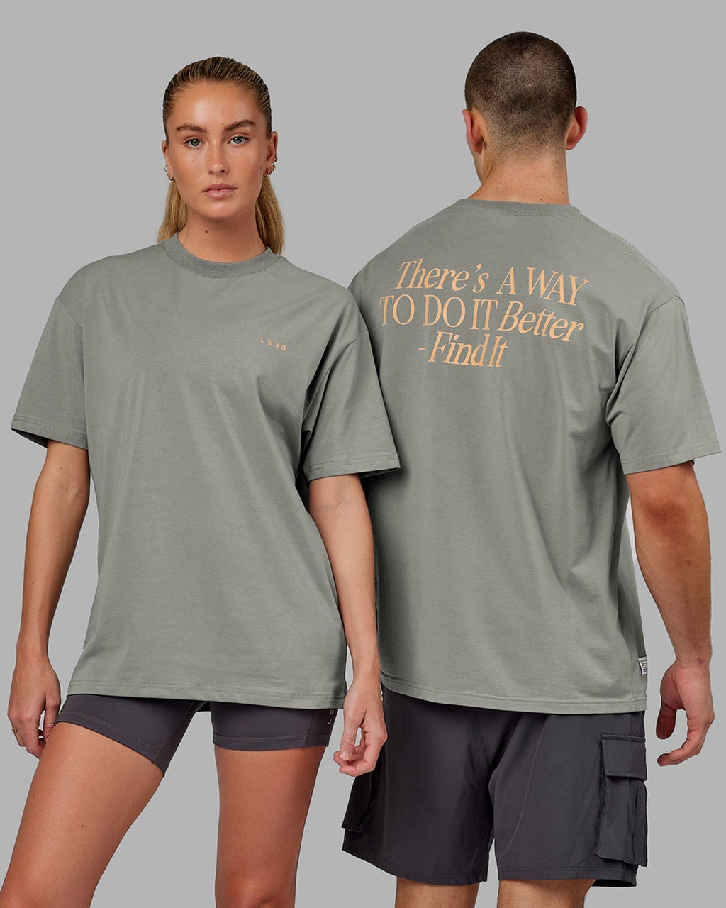 Model wearing Unisex Value Series Tees - Bundle Pack - Assorted