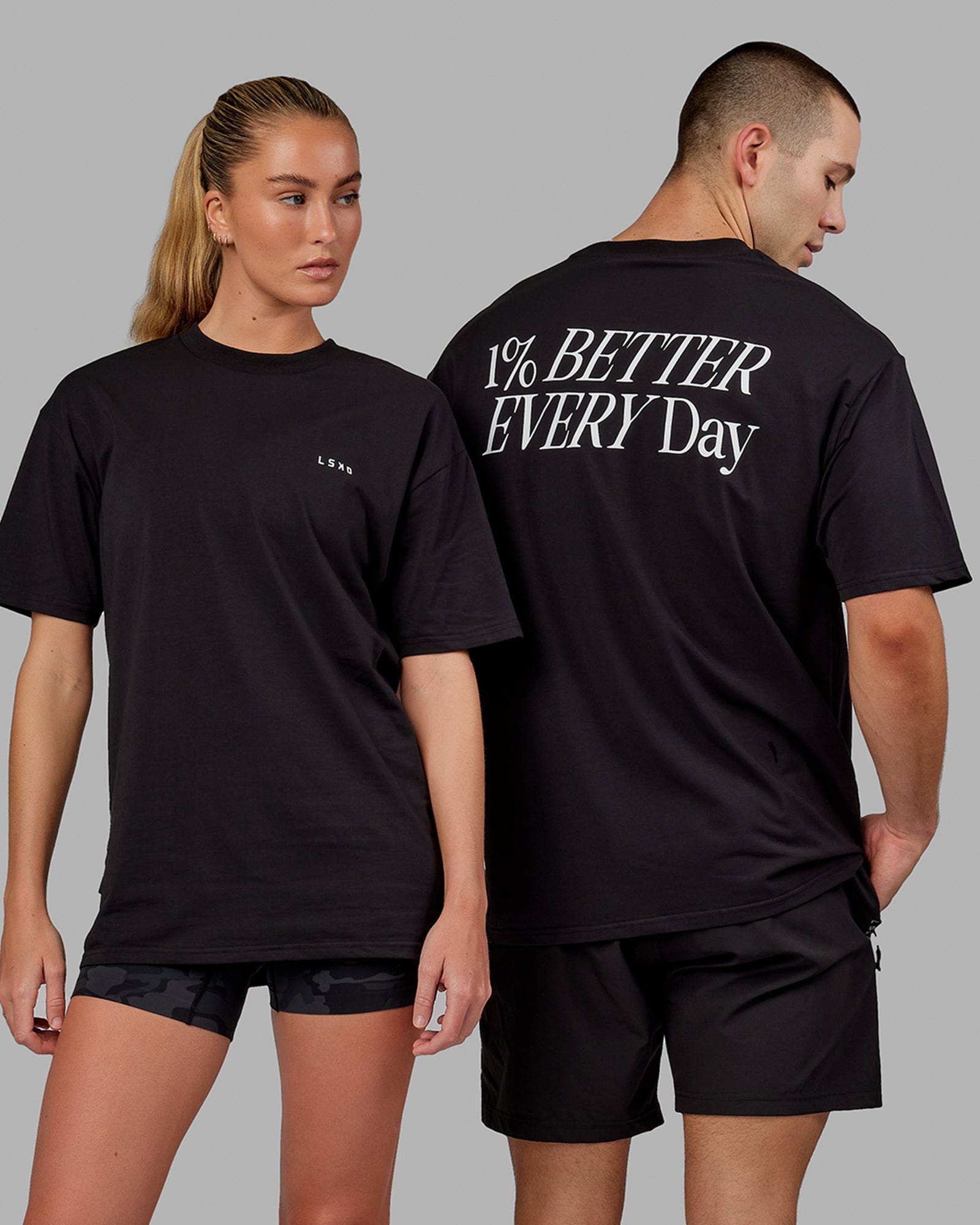 Model wearing Unisex Value Series Tees - Bundle Pack - Assorted