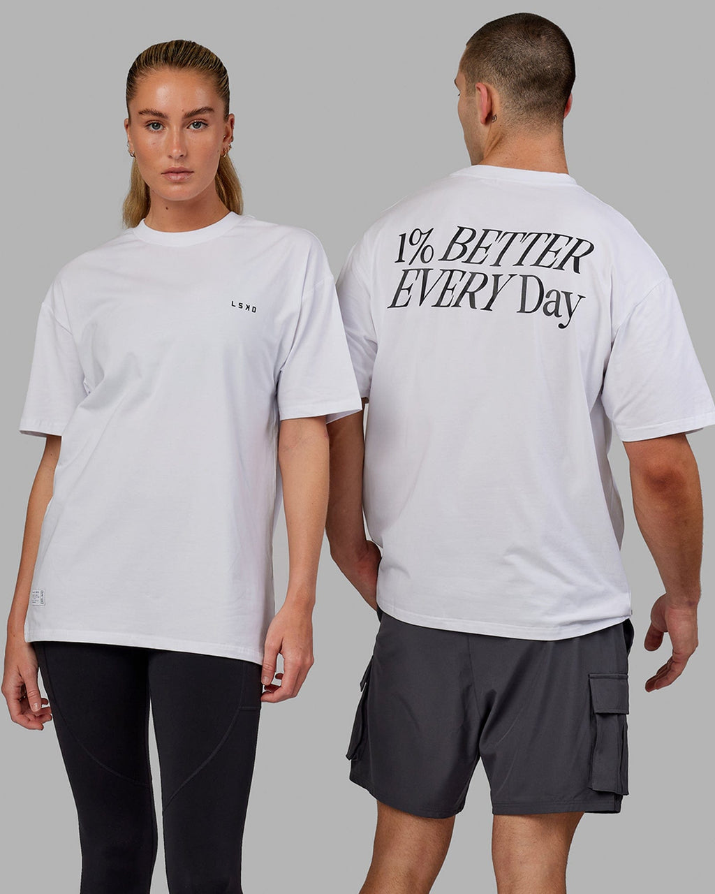 Model wearing Unisex Value Series Tees - Bundle Pack - Assorted