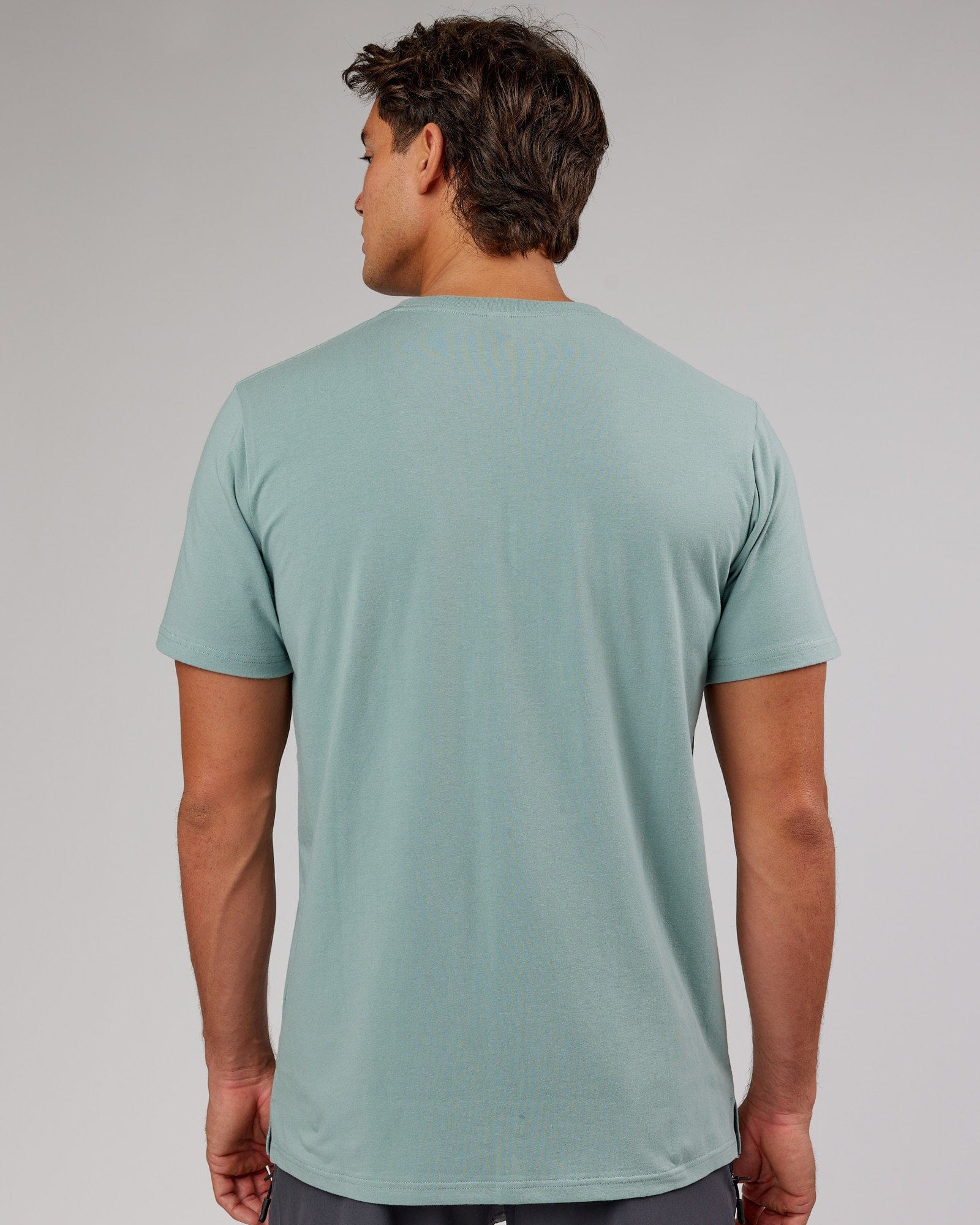 Model wearing Weld FLXCotton Pocket Tee - Frost