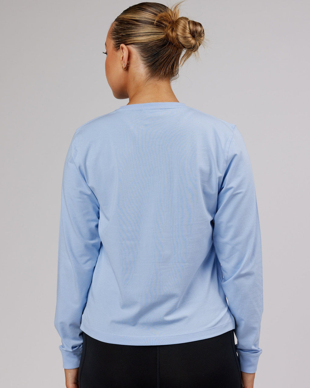 Model wearing Deluxe PimaFLX LS Tee - Windsurfer